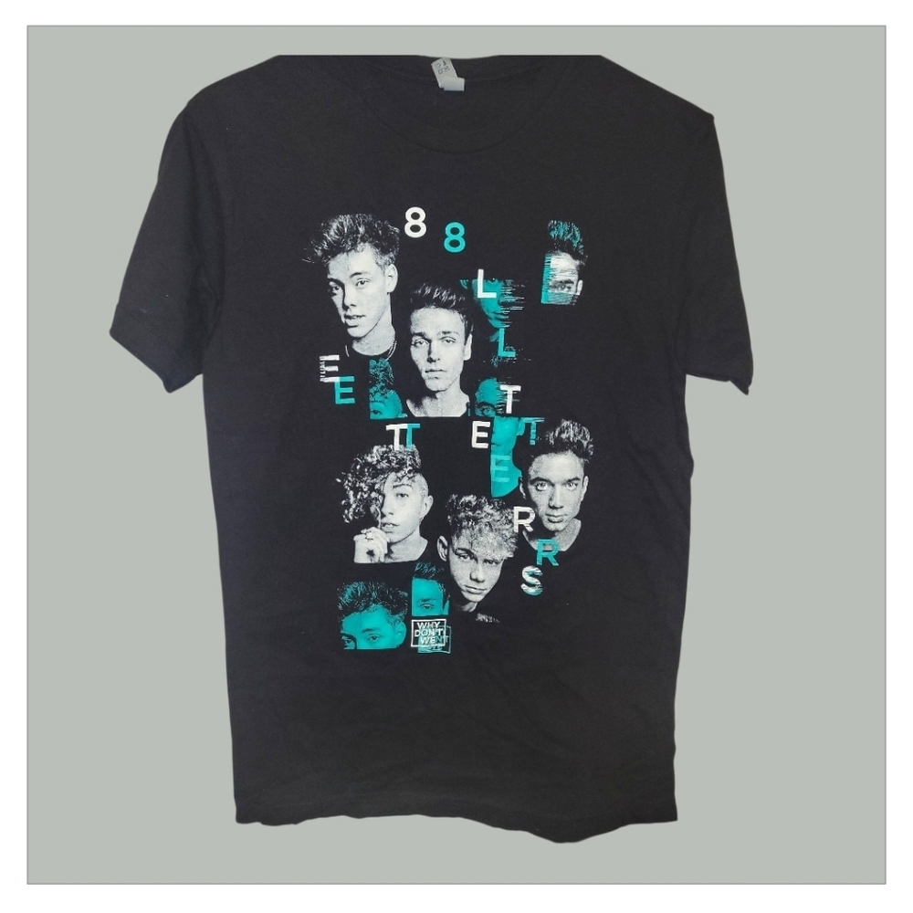 Why Don’t We 8 Letters Graphic Tee Small Pop Boy Band Shirt
